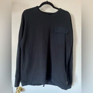 Reigning Champ Black Crewneck Sweatshirt